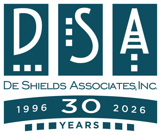 De Shields Associates 30th Anniversary logo